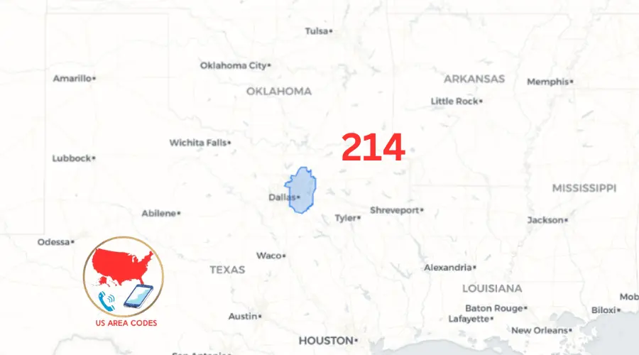 214 Area Code Location