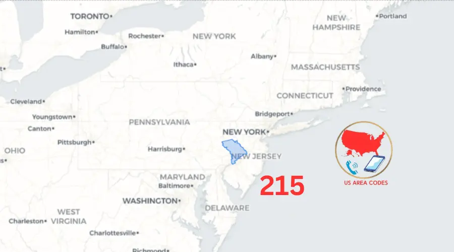215 Area Code Location
